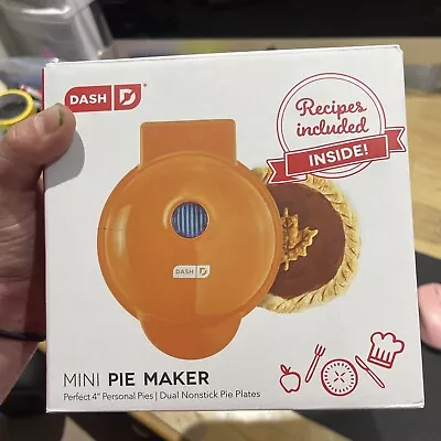 Dash Orange Mini Pie Maker Makes 4  Pies  Perfect Dessert New • $11.24