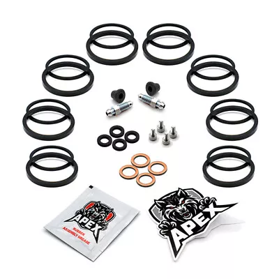 Kawasaki Ninja ZX-11 C1 1990 Front Brake Caliper Seal Service Rebuild Kit ZX1100 • $48.54