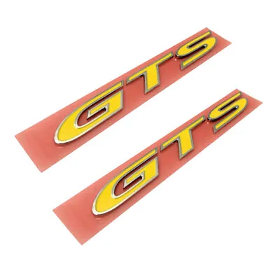 Genuine HSV Side Badge GTS Yellow With Chrome Rim For VF GENF GENF2 GTS Pair • $280