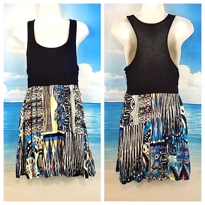 XAI Womans TANK Top Dress Lightweight Summer Sundress Size Lg • $11.96