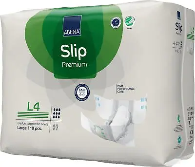 £29.90 • Buy Abena Slip Premium L4 Large Incontinence Protection Briefs (18pcs)