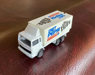 Vintage 1987 Majorette Volvo Diet - Pepsi Box Truck - Made In France Semi Toy • $3