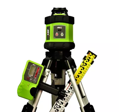 IMEX E60 Rotating Laser Kit With LR1 Including Tripod & 2m Staff • $890