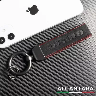 Nismo Sport Fashion Alcantara Suede Car Key Fob Keychain Strap RIng Gift Decor • $19.99