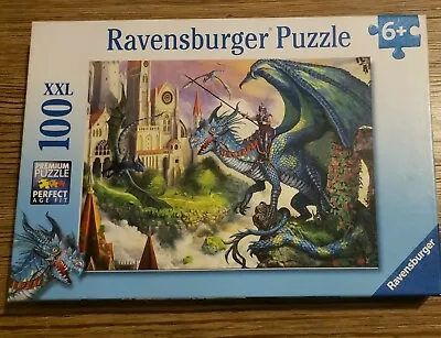 Ravensburger  Dragon Rider  100 XXL Piece Jigsaw Puzzle No. 108763 • $9.99