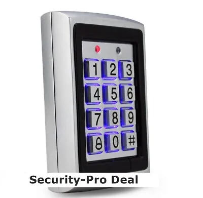 125KHz RFID Card &Password Standalone Metal Door Access Control Keypad+Backlight • £25.19