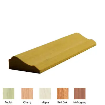 EWPM38 Colonial Panel Moulding Trim 7/16  X 1-1/8  Unfinished Solid Hardwood Tr • $3.74