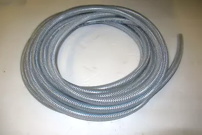 1' Foot Fuel Line Herco Braided 1/4  ID 1/2  OD Motorcycle Auto Gas Vinyl Hose • $4.99