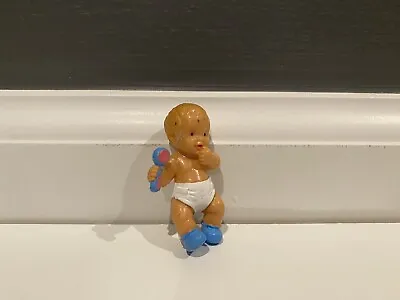 Bully Baby W/ Diaper And Rattle  1985 West Germany Vintage • $6.99