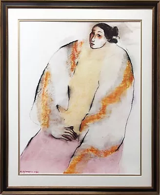 R.C. Gorman  Rosa  Lithograph  CUSTOM FRAMED SOUTHWEST ART SW NEW Woman • $129.99