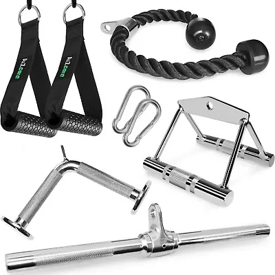 A2ZCare Combo Execrise Handle V Handle Rotating Bar V-Shaped & Tricep Rope • $74.69