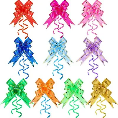 £2.99 • Buy Large 30mm Pull Bow Quality Gift Present Wrap Ribbon Wedding Car Birthday Party