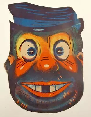 Pre War Japan Vintage Paper Mask- Brutus Or Bluto -Pop Eye's Buddy • $18.75