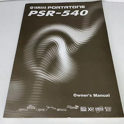 YAMAHA PORTATONE PSR-540 Keyboard ORIGINAL Owner’s Manual • $30.78