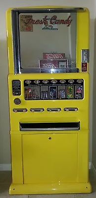 $7950 • Buy 1950s Vintage Stoner Candy Machine - Powder Coated Yellow