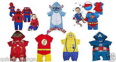 Superhero Comic Baby Toddler Boy Party Costume Fancy Dress Outfit. FastUK & New • £17.99