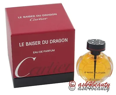 Le Baiser Du Dragon By Cartier 0.25oz EDP Mini Splash For Women New In Box RARE • $29.99