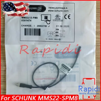 New For SCHUNK Proximity Sensor Magnetic Switch MMS22-SPM8 10-30V 3-Pin • $69.88