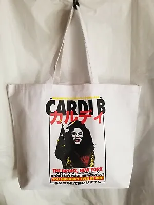 Cardi B Large Cotton Tote Bag  • $4.99