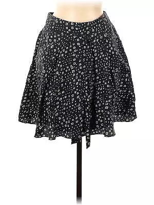 Lil Women Black Silk Skirt 6 • $25.74