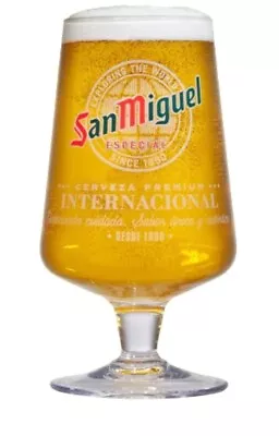 £6 • Buy 2 San Miguel Half Pint Glasses 10oz Brand New 100% Genuine Official