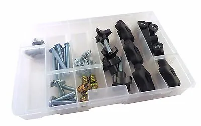 46 Piece Jig T Track Hardware Kit 1/4 20 Knobs T Bolts Inserts 112350 • $27.99