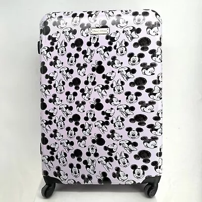 American Tourister 30” Disney Minnie Mouse Black Pink Hardshell Suitcase • $59.99