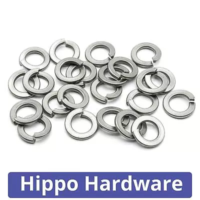 Spring Washers Square Coil Lock A2 Stainless M3 M3.5 M4 M5 M6 M8 M10 • £5.29