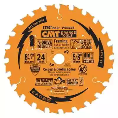 CMT ITK Plus 6-1/2  Carbide Tipped Blade  • $13.90