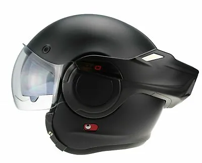 Viper F242 Reverse Flip Over Front Modular Motorcycle Touring Helmet Matt Black • $199.02