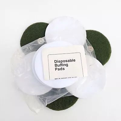 Electrolux OEM Green Scrub Pads 01722 (3 Of) + Disposable Polish Pads 01729 (12) • $40.98