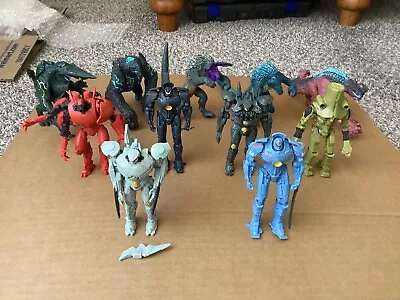 Lot Of 11 Mcfarlane Pacific Rim 4” Jaegers & Kaiju Figures • $120