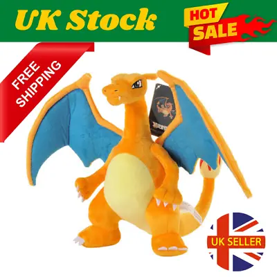 Plush Soft Toys Squirtle Chamander Charizard Psyduck Charmeleon Children Gift Uk • £10.24