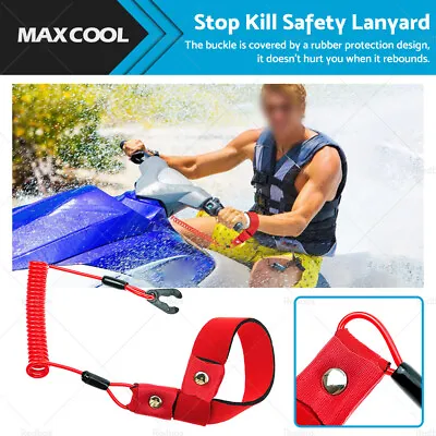 $14.59 • Buy Stop Kill Key Floating Safety Wrist Lanyard Suitable For Yamaha Jet Ski Wave
