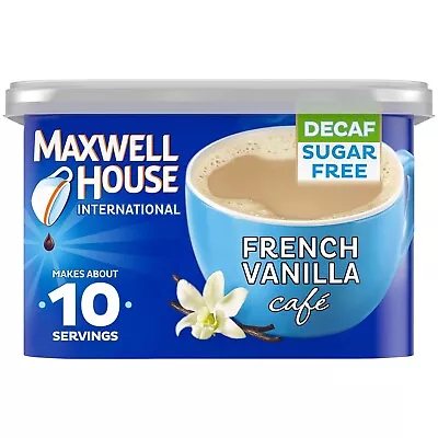 Maxwell House Decaf Sugar Free French Vanilla Cafe COFFEE Fast Shipping • $7.43