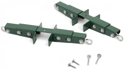 $57.41 • Buy Gorilla Playsets 11-4026-P Adjustable Glider Brackets For Swing Sets Green 