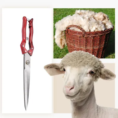 Manual Sheep Clippers Wool Cutter Goat Scissors Shearing Gardening Shears Tools • £17.58