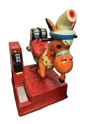 Horse Donkey Mechanical Coin Op Kiddie Ride! • $820