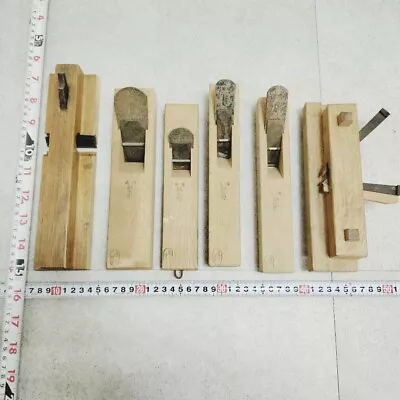 Lot Of  6 Japanese KANNA Woodworking Hand Plane Tool Hand Carpentry Kuchibashi17 • $100.60