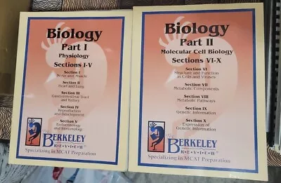 The Berkeley Review 2012 MCAT Preparation Biology Part I & Part II • $32.99