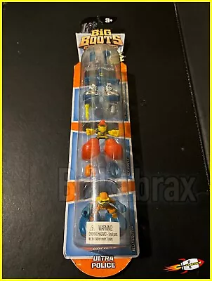 Matchbox Big Boots 3 Pack - Ultra Police - New Sealed • £19.99