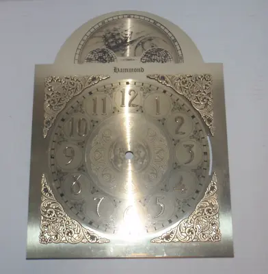 Hammond Grandfather Clock Moon Dial Face For Westminster Chime Beautiful! • $29.95
