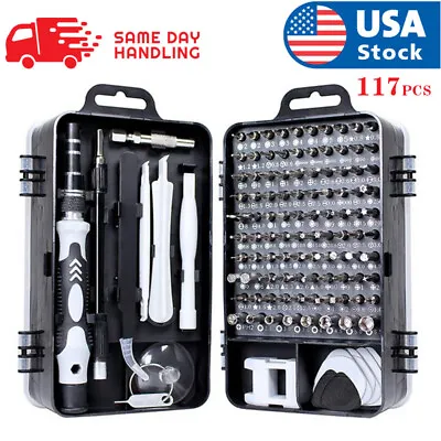 $17.98 • Buy 117 In 1 Screwdriver Maintenance Repair Tool Kit Magnetic Electronic Device Tool
