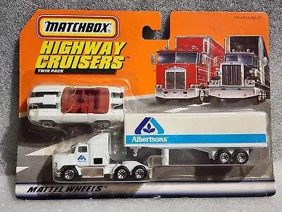 Matchbox Highway Cruisers Twin Pack Chevy Camaro SS Convertible Albertsons Truck • $20