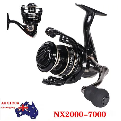 $29.99 • Buy Fishing Reel NX1000-7000 Max Drag 10kg High Speed Metal Spool Spinning Reel