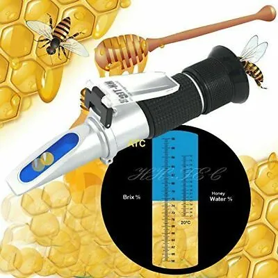 Refractometer Honey Beekeeper Water Sugar Content Brix:58-90% Water:10-33% UK • £14.72