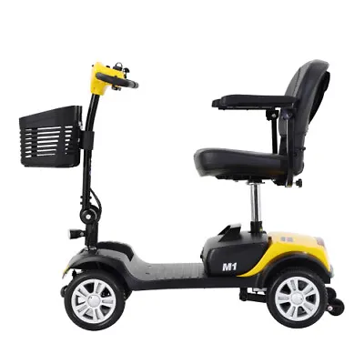 $899.99 • Buy 4 Wheels Mobility Scooter Power Wheel Chair Electric Device Compact 300 Lbs 300W