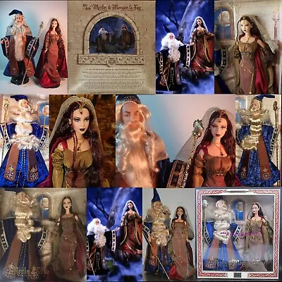 Camelot's Merlin & Morgan Le Fay  Barbie & Ken Magic & Mystery Dolls SEALED BOX! • $100