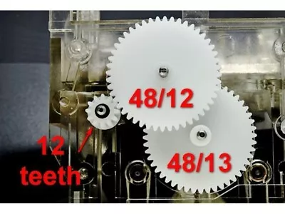 48x13 48x12 REPAIR KIT - 3 GEAR ODOMETER BMW E24 E28 E30 Mercedes W124 W107 • $22.90