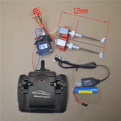 £28.99 • Buy RC Model Boat Kit Shaft Bushing Motor Propeller Controller Receiver Kit